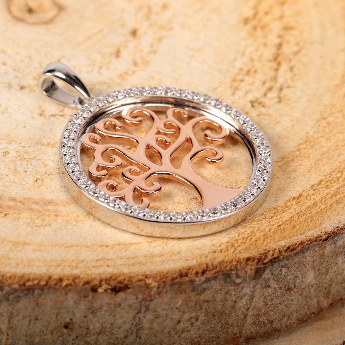 Pendentif En Argent 925 Cherie argent, BLUESPIRIT
