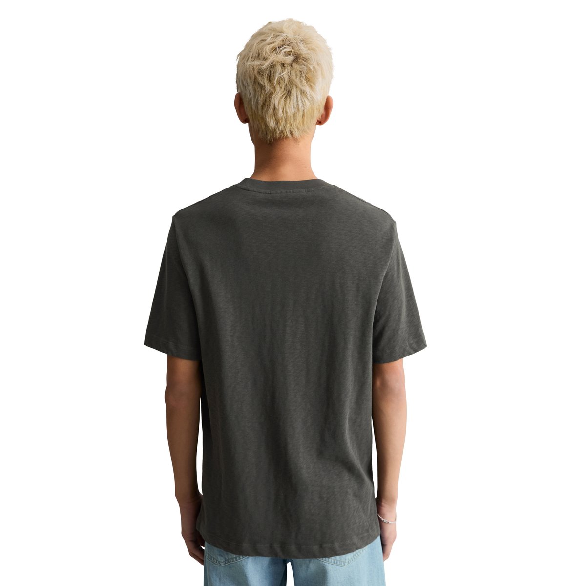 T-shirt regular en qualité jersey slub douce gris, MARC O’POLO DENIM