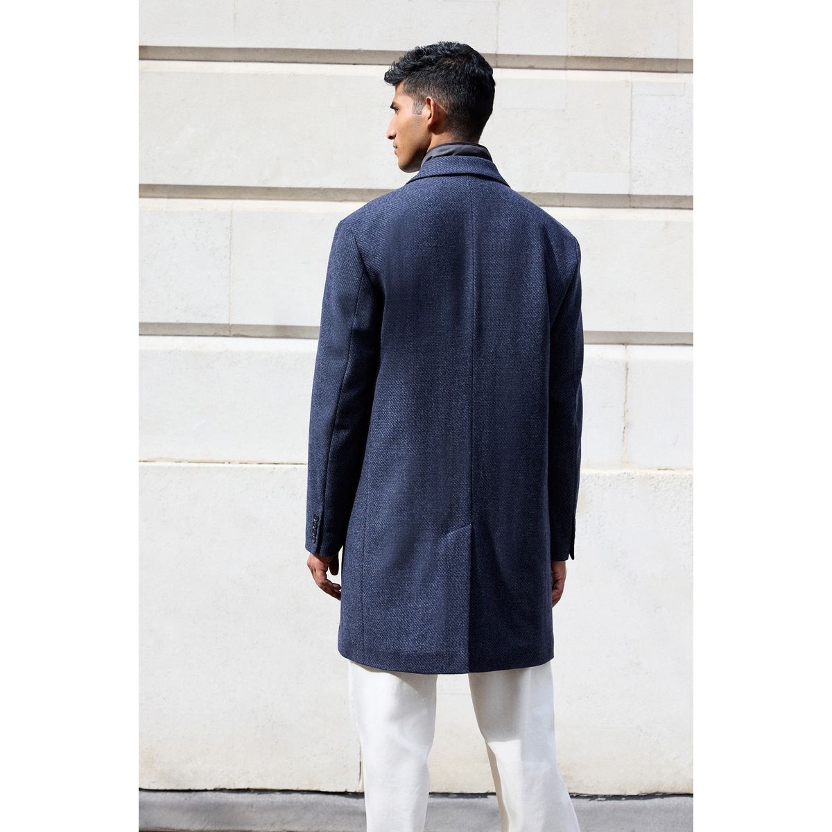 Manteau rembourré et faux gilet bleu marine, NEXT