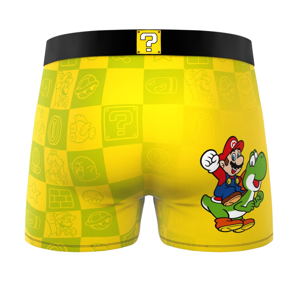 Lot De 3 Boxers Super Mario rouge/bleu/jaune/vert, FREEGUN