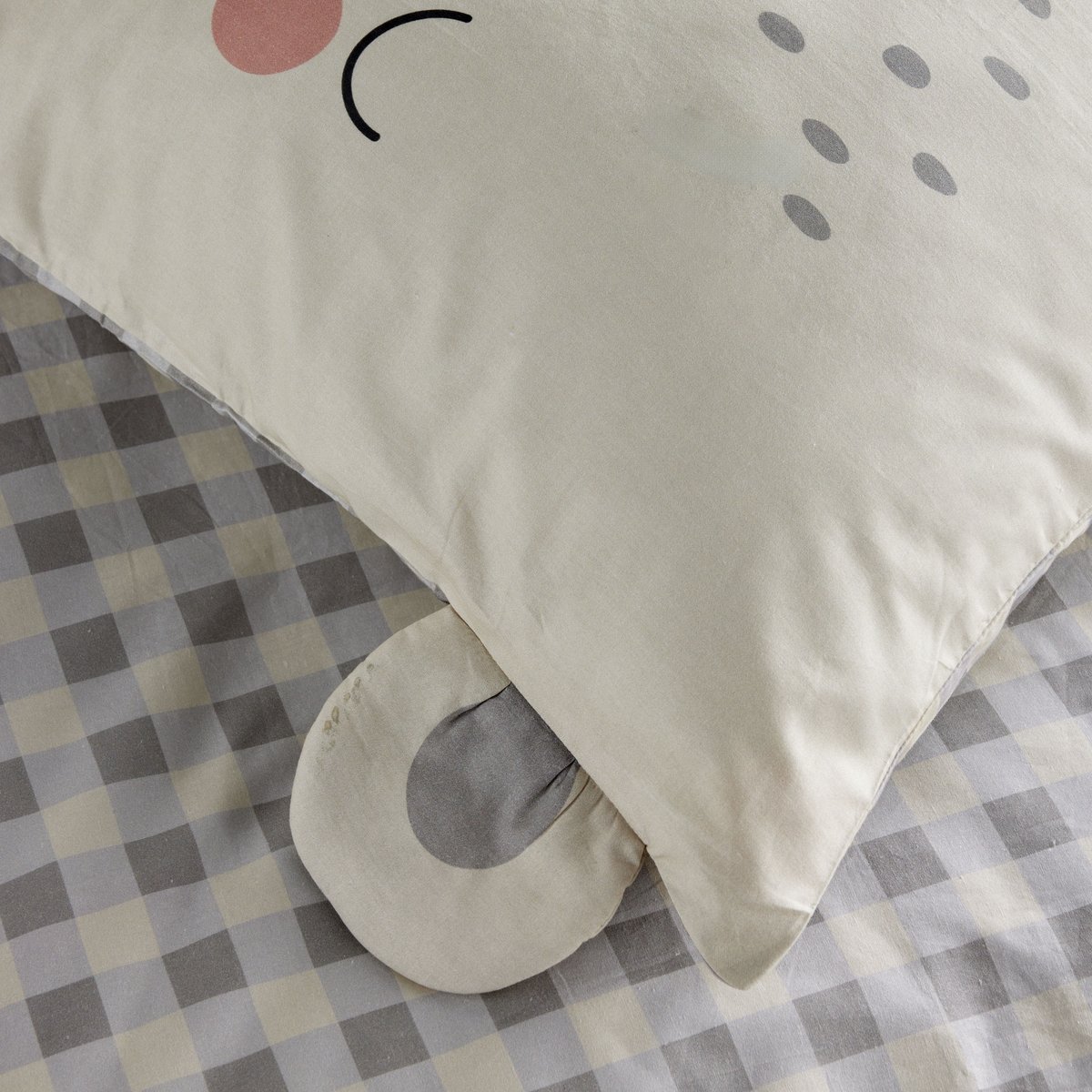 Parure de lit 1 personne FUNNY blanc, TODAY
