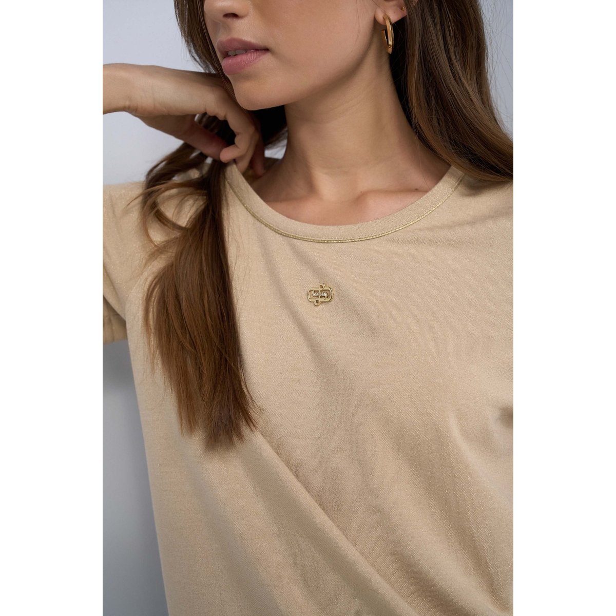 T-SHIRT AVEC Fil textile blanc, SALSA JEANS