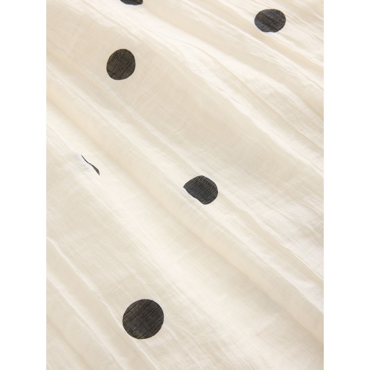 Robe longue d’occasion 2-en-1 bandeau pois noirs/écru, NEXT