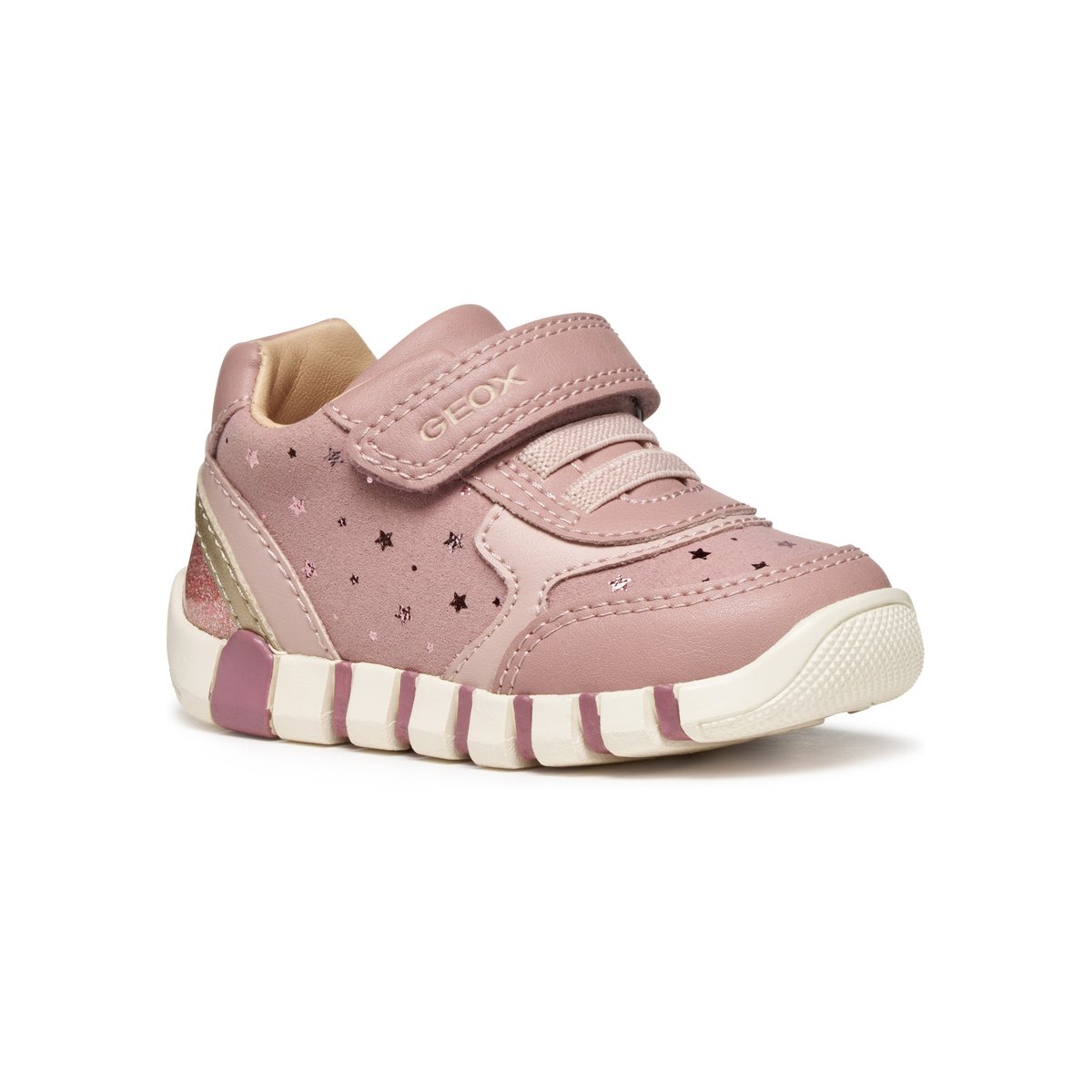 Premiers Pas B IUPIDOO vieux rose/platine, GEOX