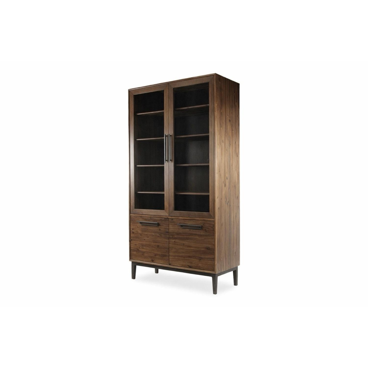 Vaisselier 4 portes marron, INTERIOR'S