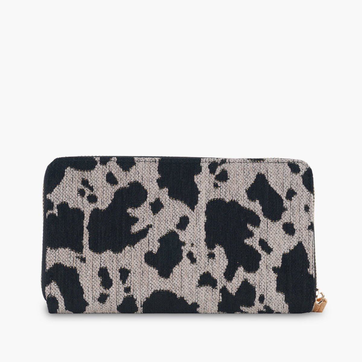 Grand Portefeuille imprimé vache Talaya noir,blanc, LOLLIPOPS
