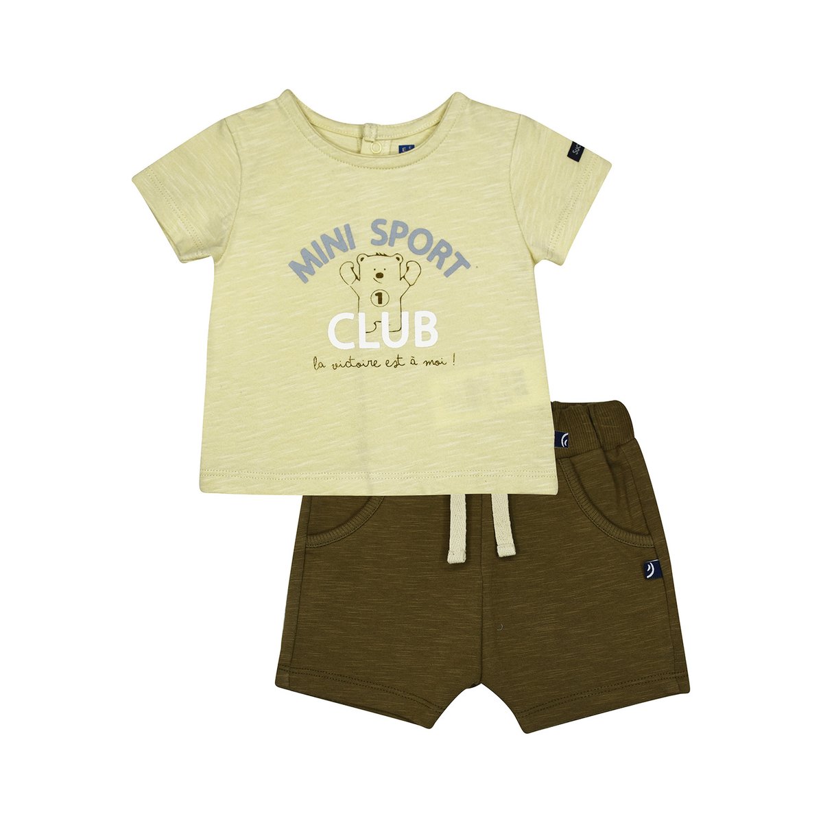 Ensemble t-shirt short rodolphe vert, SUCRE D'ORGE