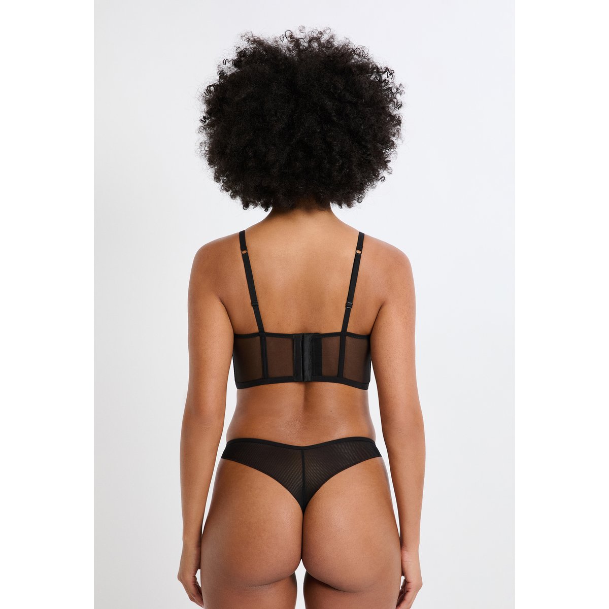 Soutien-gorge N.9 - Bustier en sequins IRIDESCENTE noir, ETAM