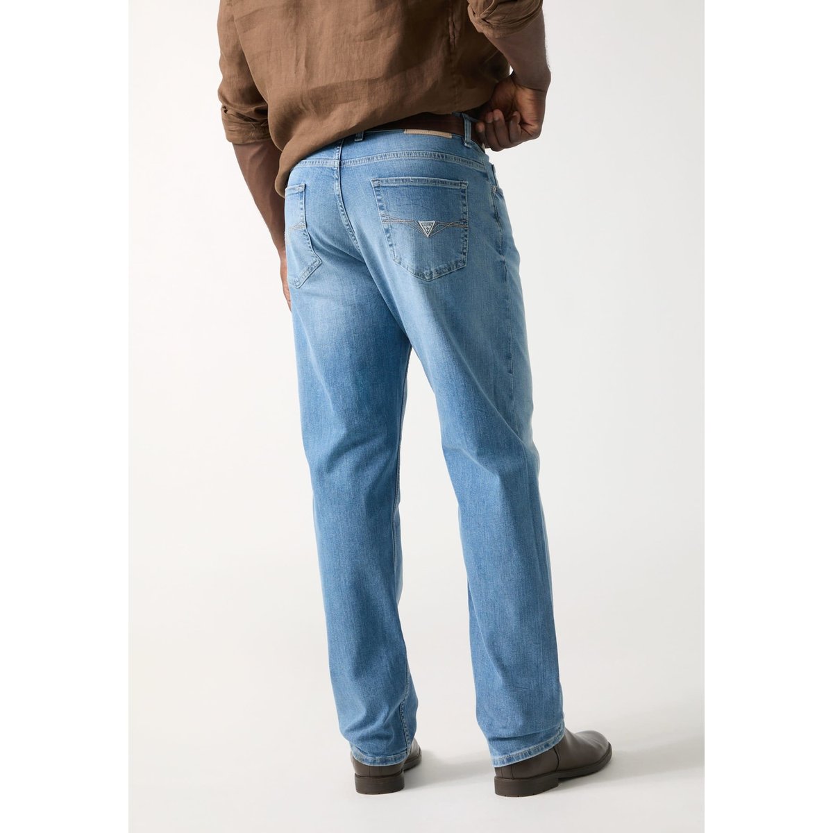 Jeans Damon Straight bleu, GUESS