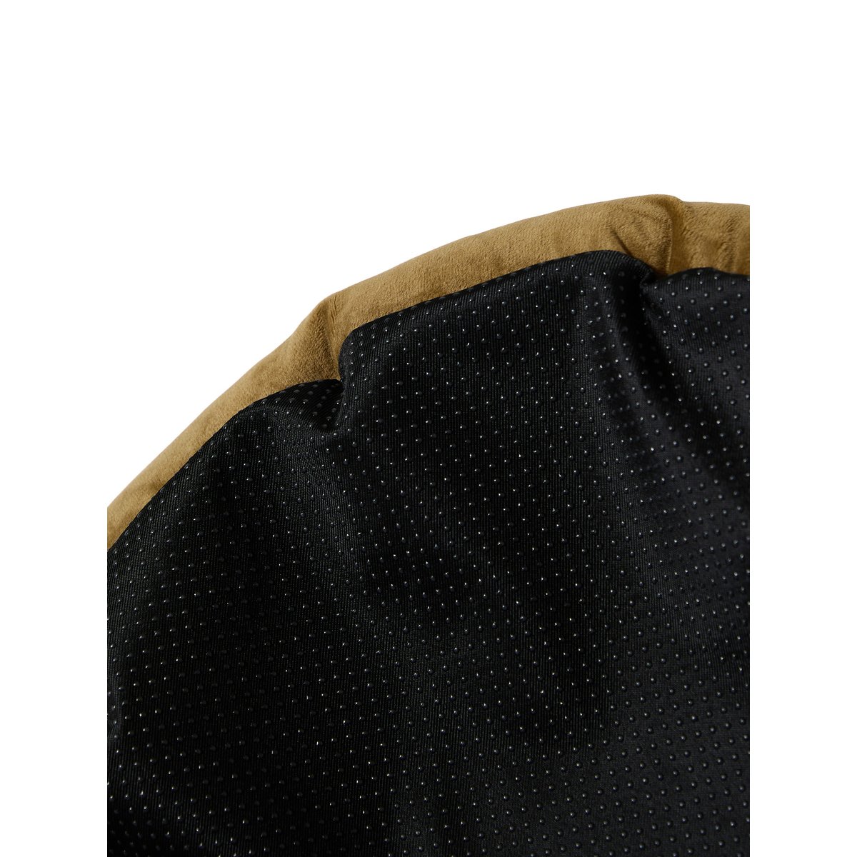 Panier cocoon chat velours couleur unique, VERTBAUDET
