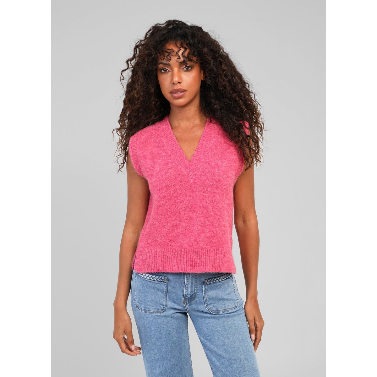 Pull Lolessia H framboise, AN'GE