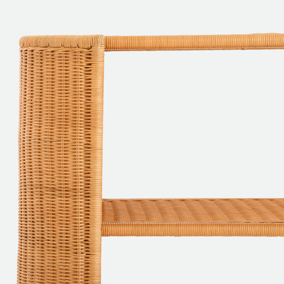 Console en rotin tressé, double plateaux, JOEMA rotin naturel, LA REDOUTE INTERIEURS