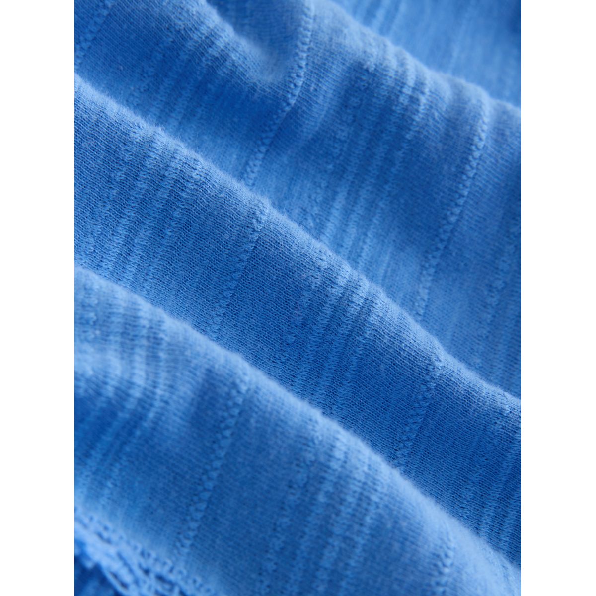 Jupe longue en coton avec volants superposés bleu, NEXT