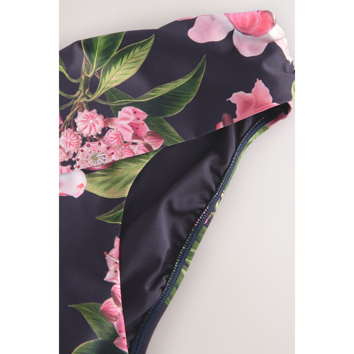 Bas de bikini collection kew floral bleu marine/rose, NEXT
