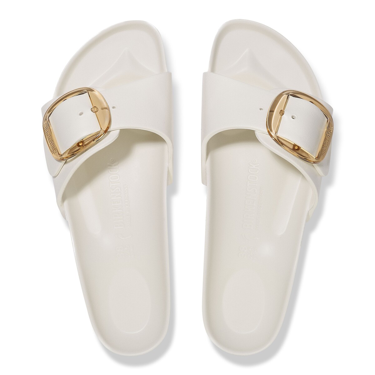 Mules Madrid Big Buckle EVA blanco roto, BIRKENSTOCK