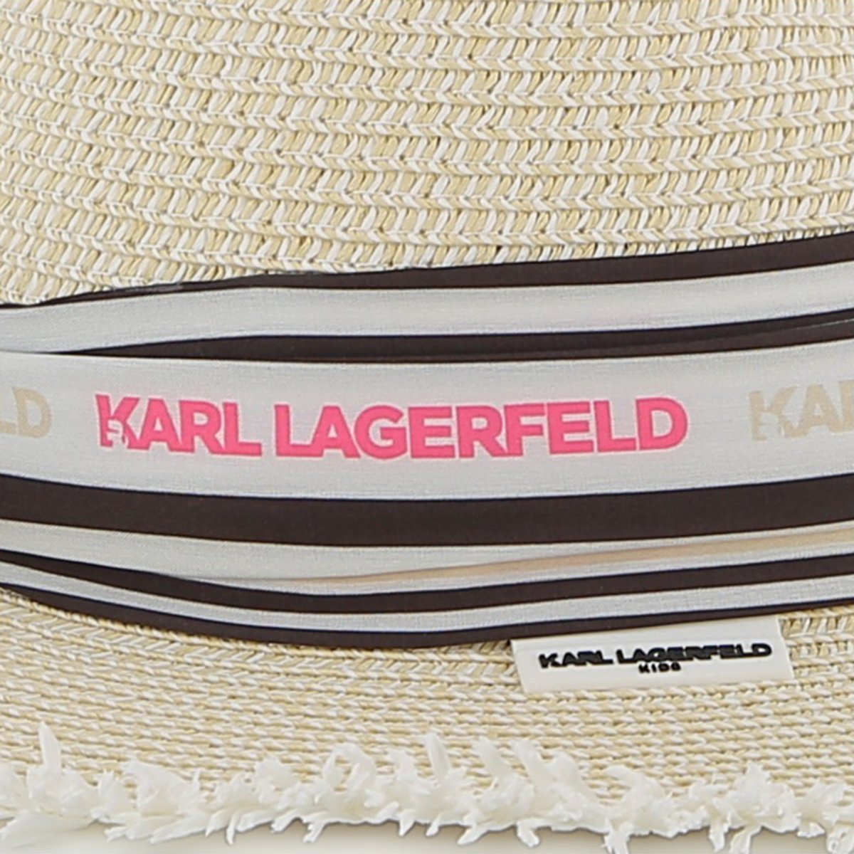 Chapeau tressé unique, KARL LAGERFELD KIDS