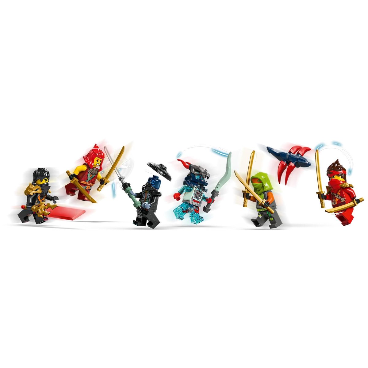 LEGO NINJAGO - Véhicule de Combat Ninja 3-en-1 - 71844 pour Enfants multicolore, LEGO