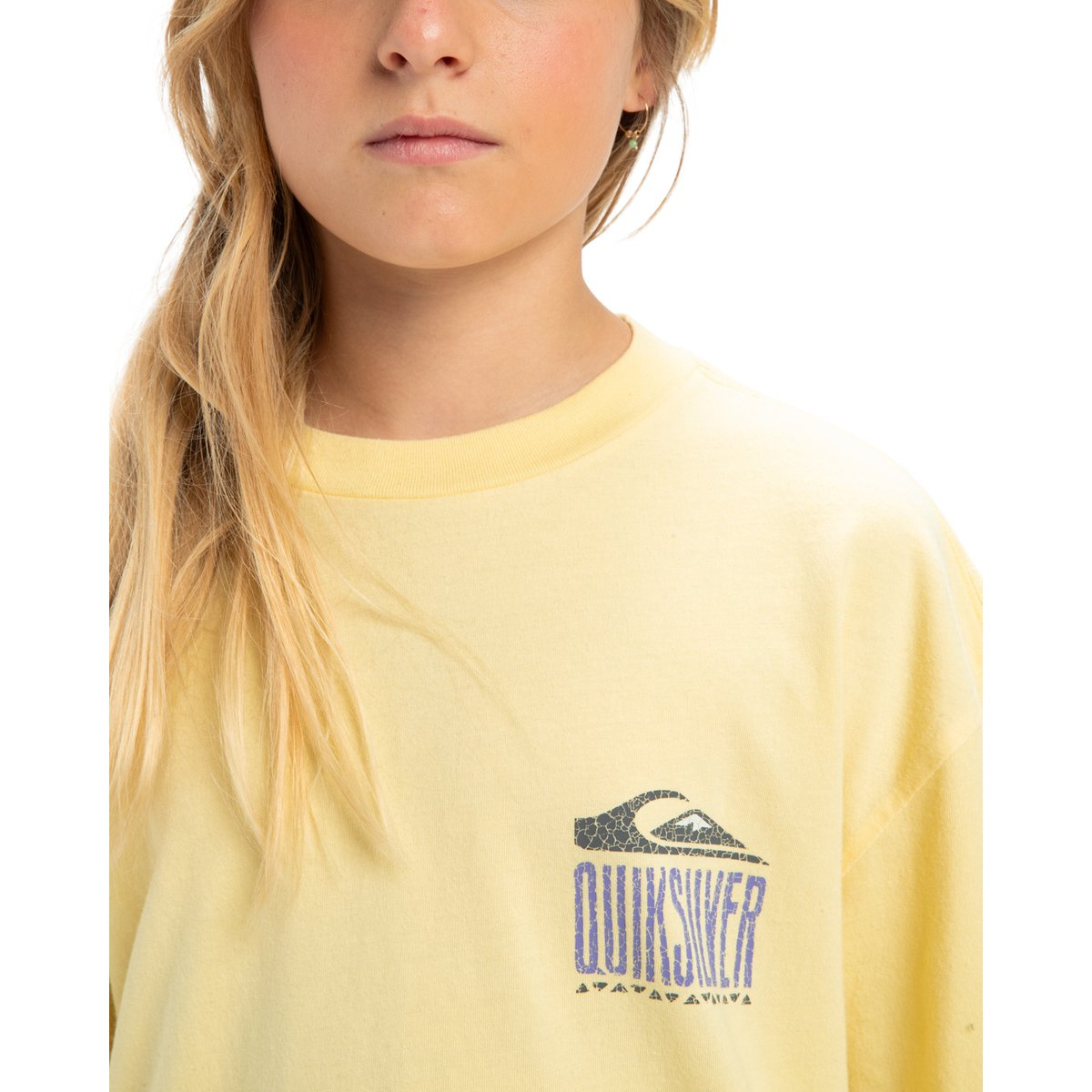 T-shirt à manches courtes WORLD FORCE jaune popcorn, QUIKSILVER