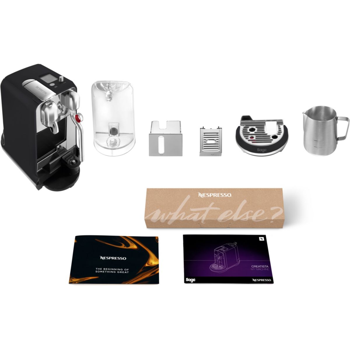 Nespresso Creatista Plus Truffe noire noir, SAGE APPLIANCES