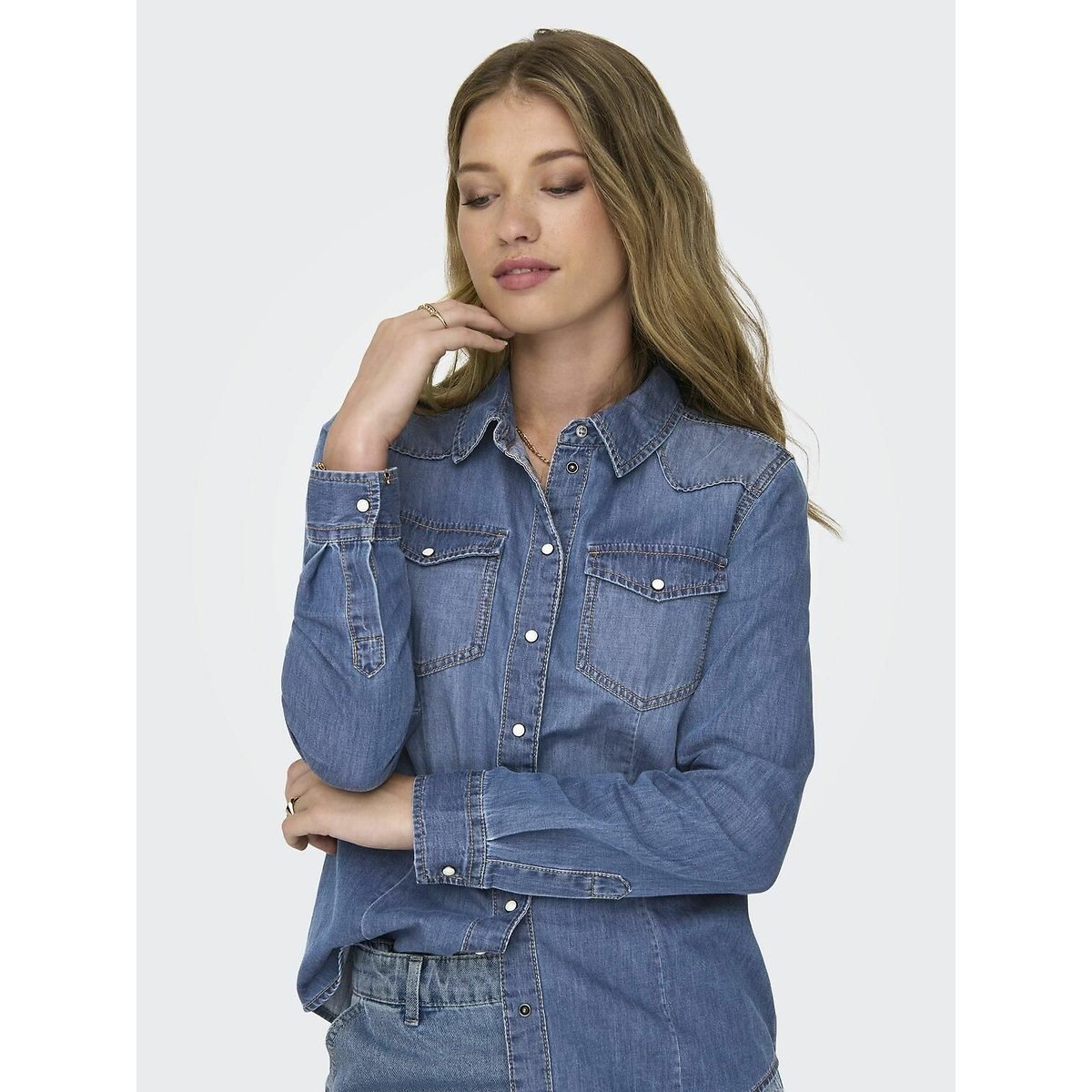 Chemise en jean medium blue, ONLY