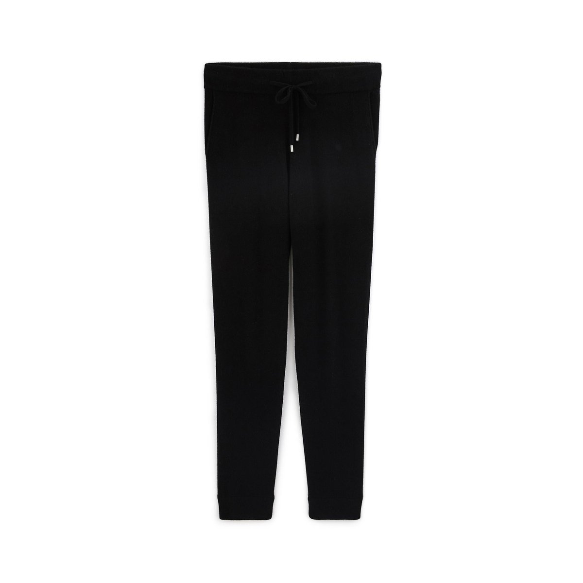 Pantalon jogging homme en cachemire 2 fils noir, RODIER