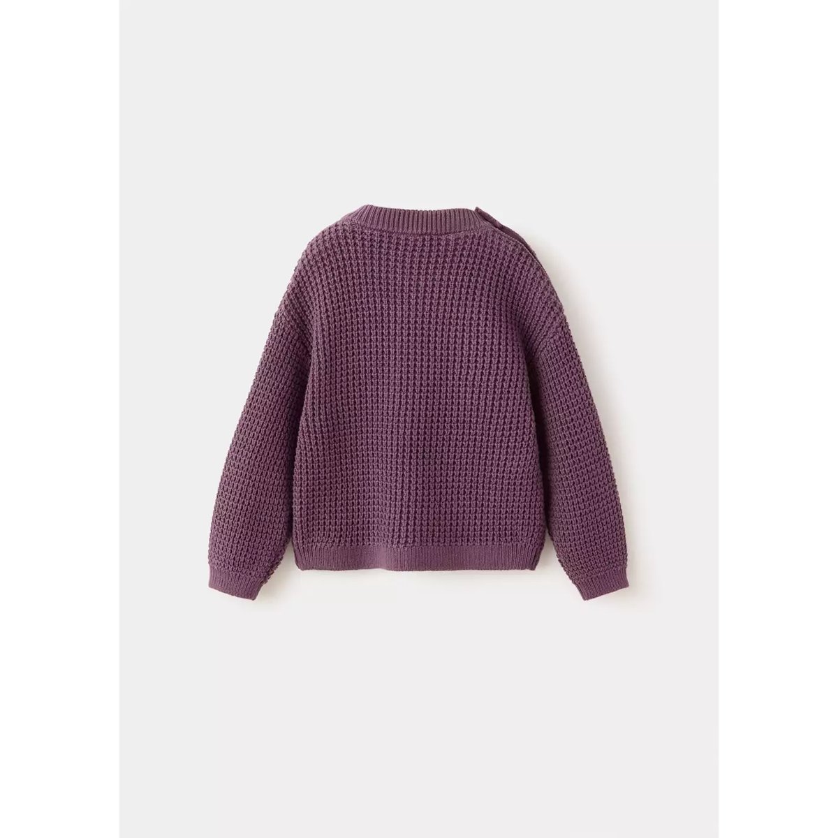 Pull-over maille relaxed-fit lie de vin, MANGO BABY