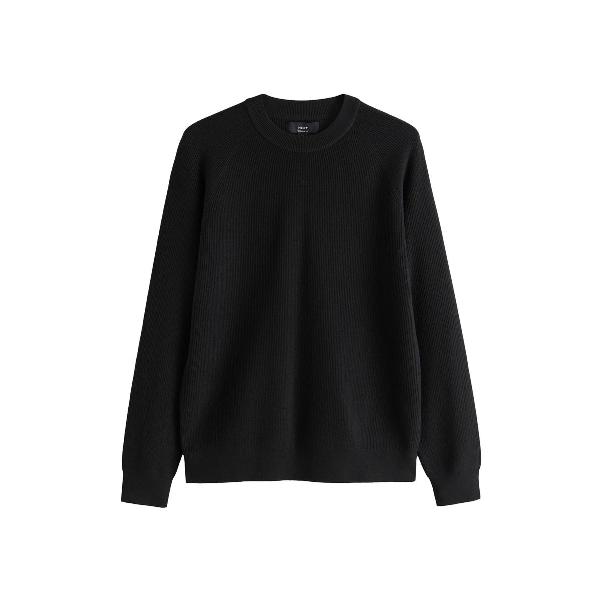 Pull en maille texturée essential noir, NEXT