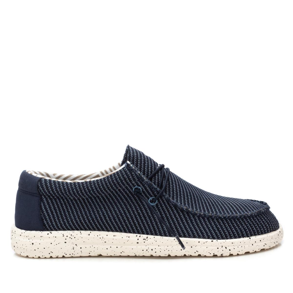 Baskets Nautique Plaine Décontractée Lacets bleu marine, XTI