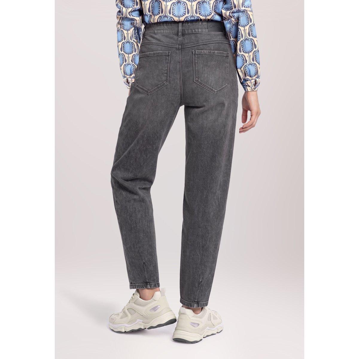 Jean d'aspect usé à effet délavé dark grey denim, CARTOON