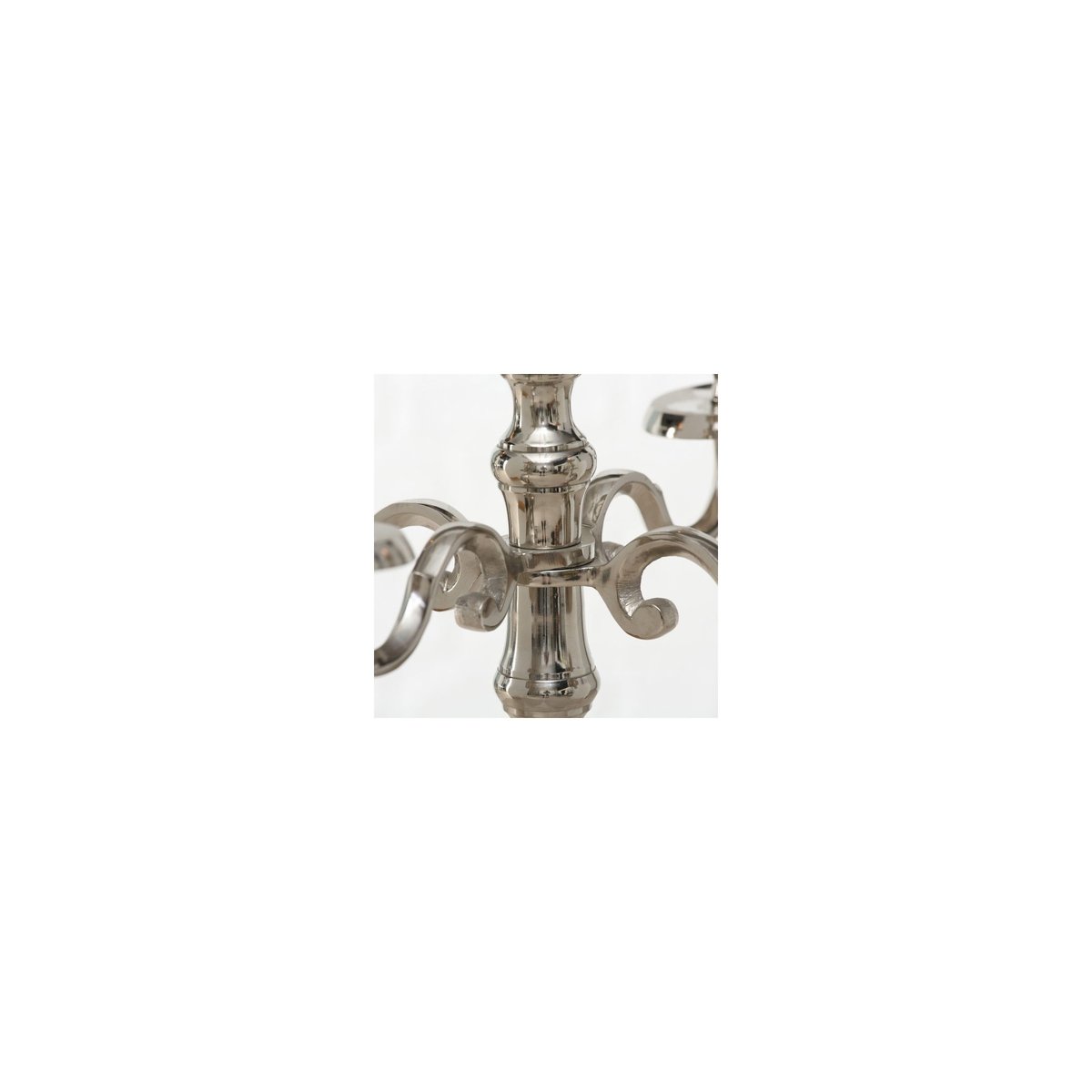 Grand Chandelier Argenté à Poser Victoria 120cm argent, WADIGA