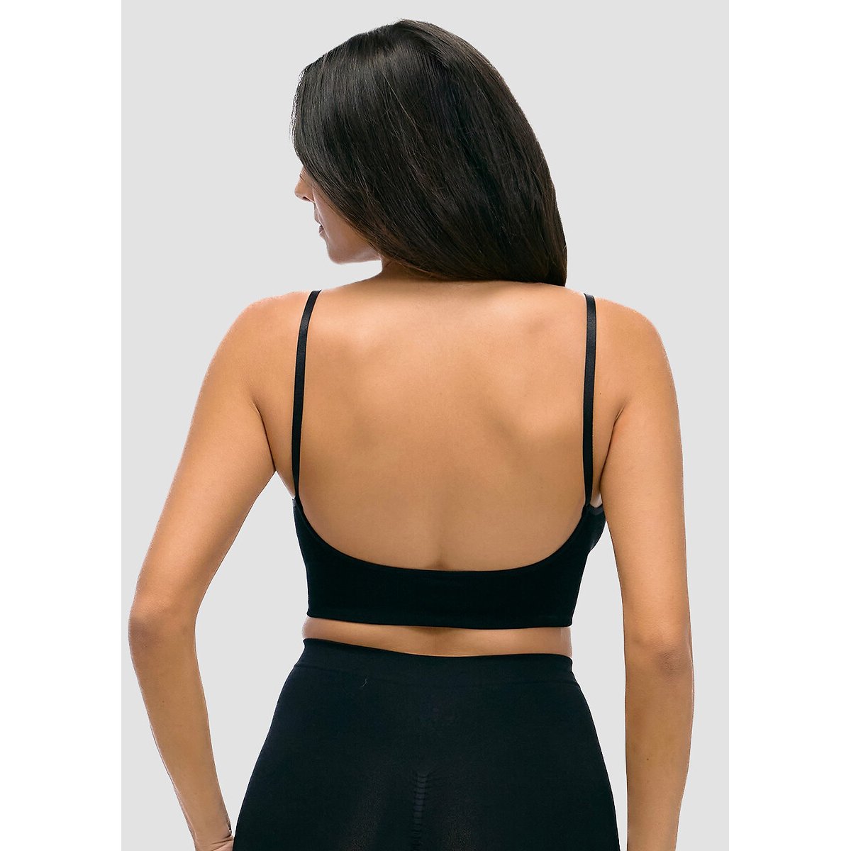 Sujetador especial para la espalda de bambú Low Back negro, MAGIC BODYFASHION