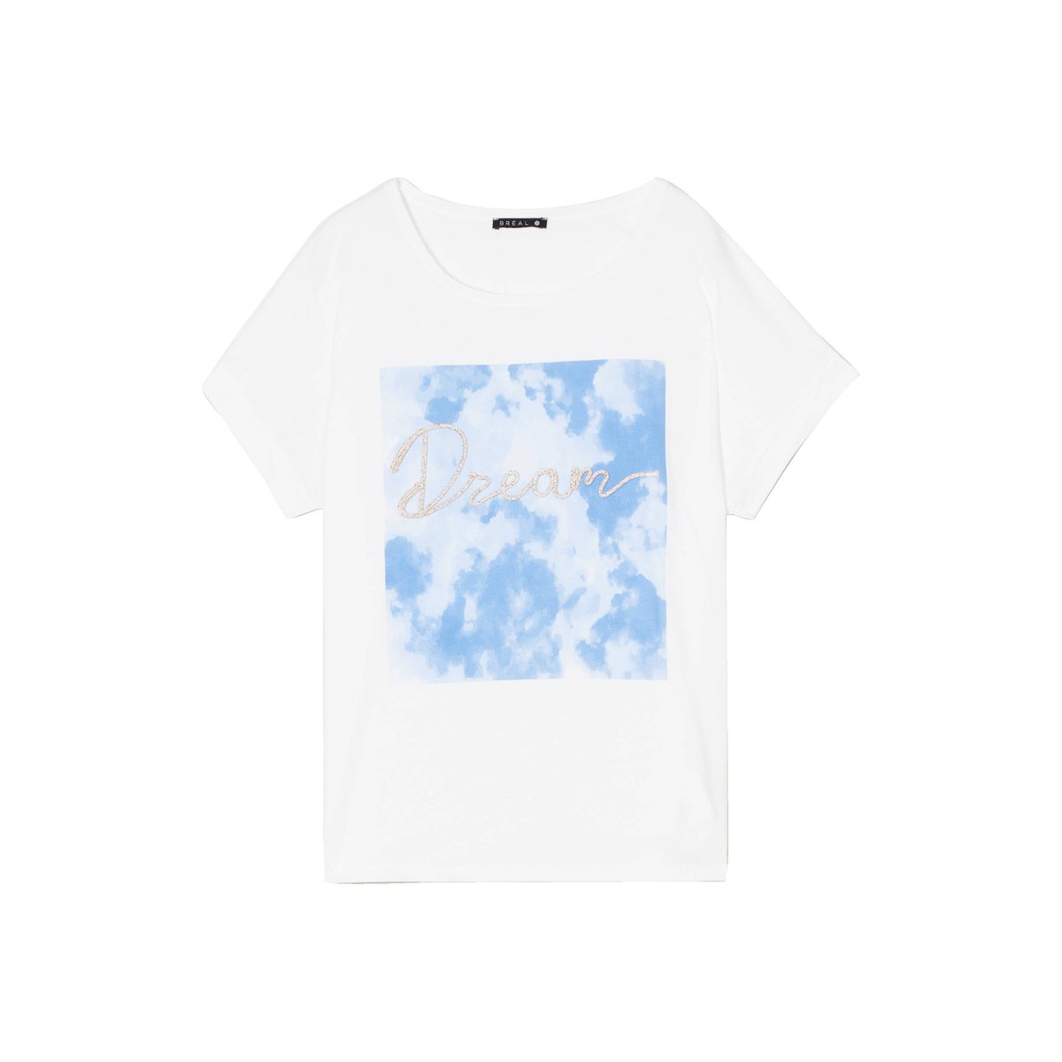 T-shirt manches courtes ecru, BREAL