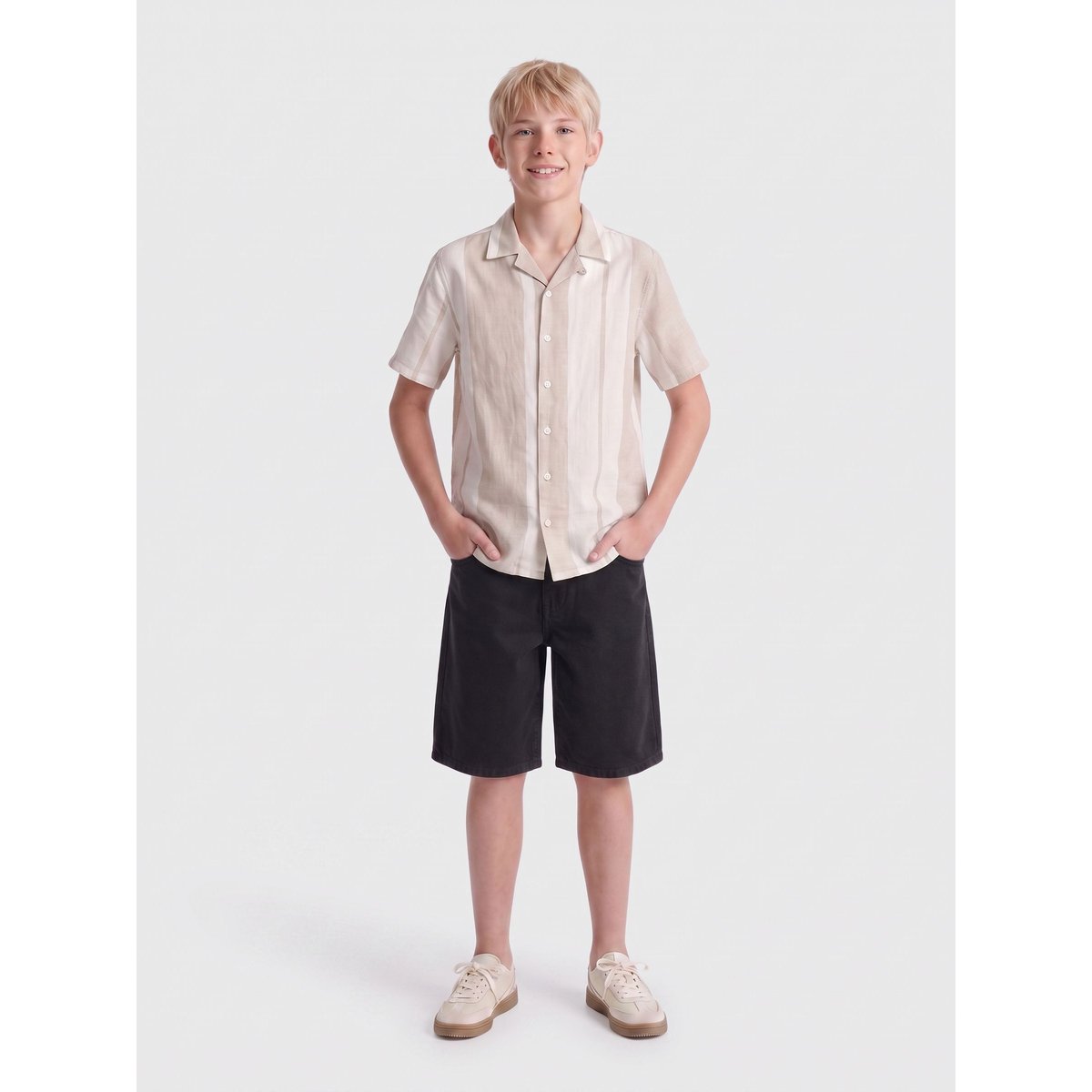 Chemise vintage khaki, ONLY & SONS JUNIOR