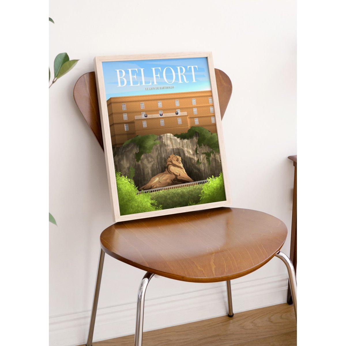 Affiche ville Belfort blanc, L'AFFICHERIE