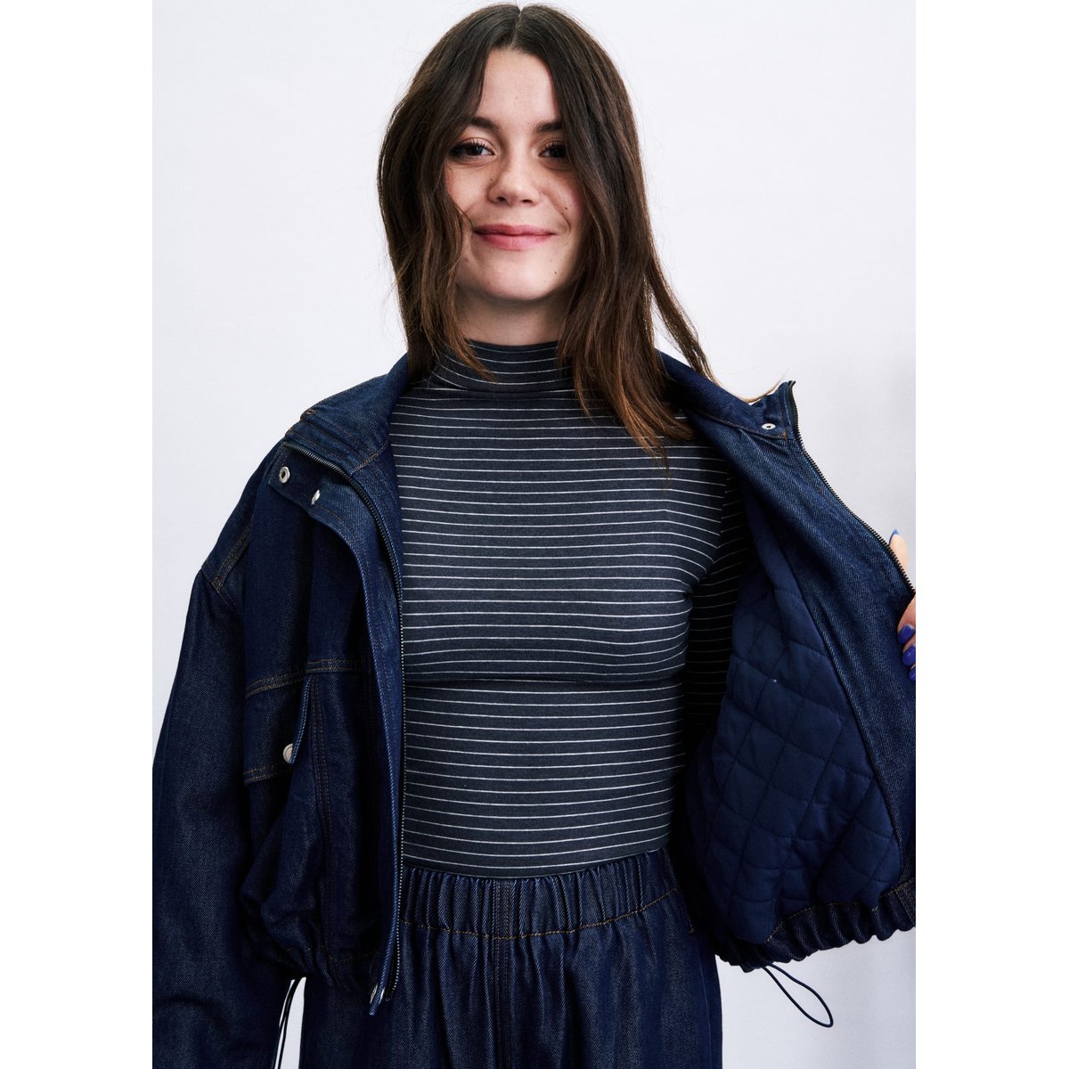 Veste Kiso en coton KISO bleu marine, FRNCH