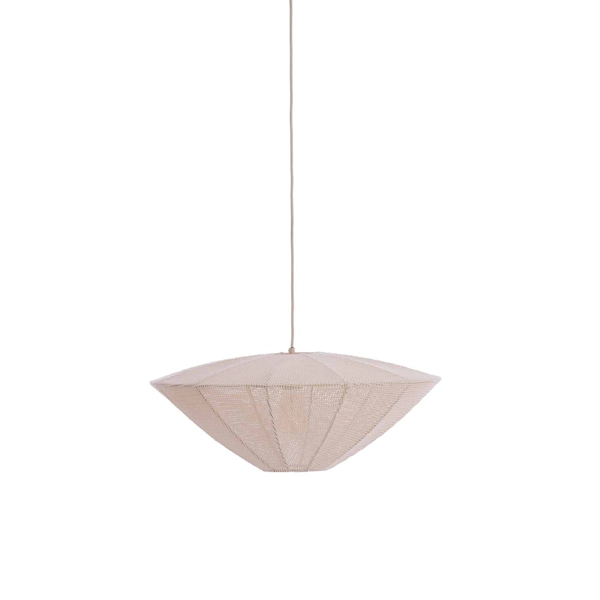 Lampe Suspendue Textiles SATILLA crème, LIGHT & LIVING