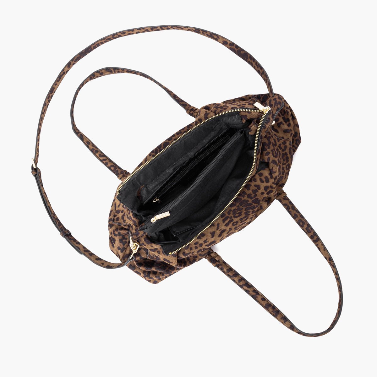 Sac shopper M léopard  Teana doré,marron, LOLLIPOPS