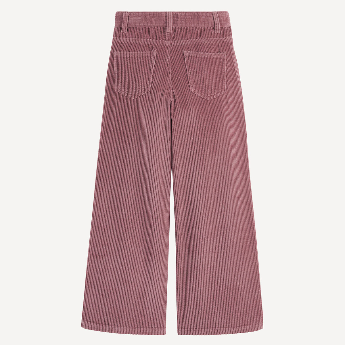Pantalon large en velours côtelé rose, LA REDOUTE COLLECTIONS