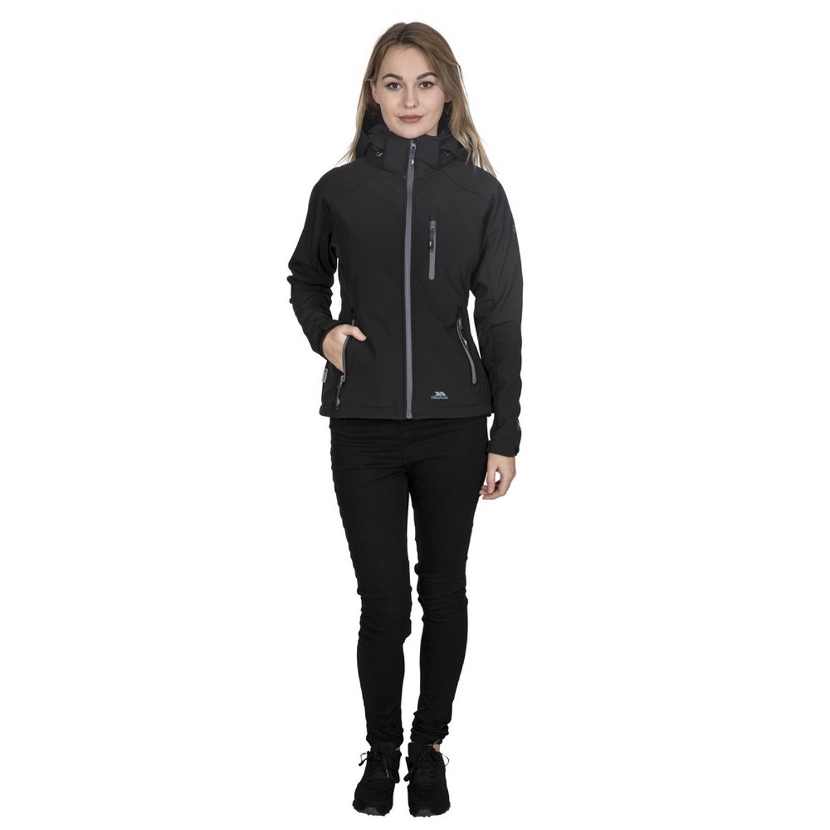 Veste Softshell Bela noir, TRESPASS