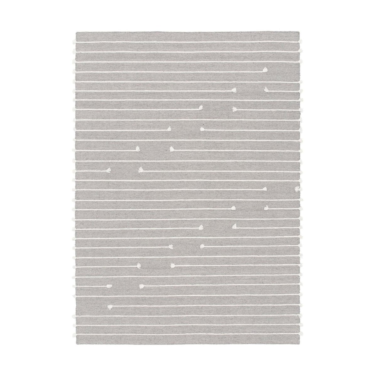 Tapis naturel 100% laine SHIRAZ gris minéral, AFK LIVING