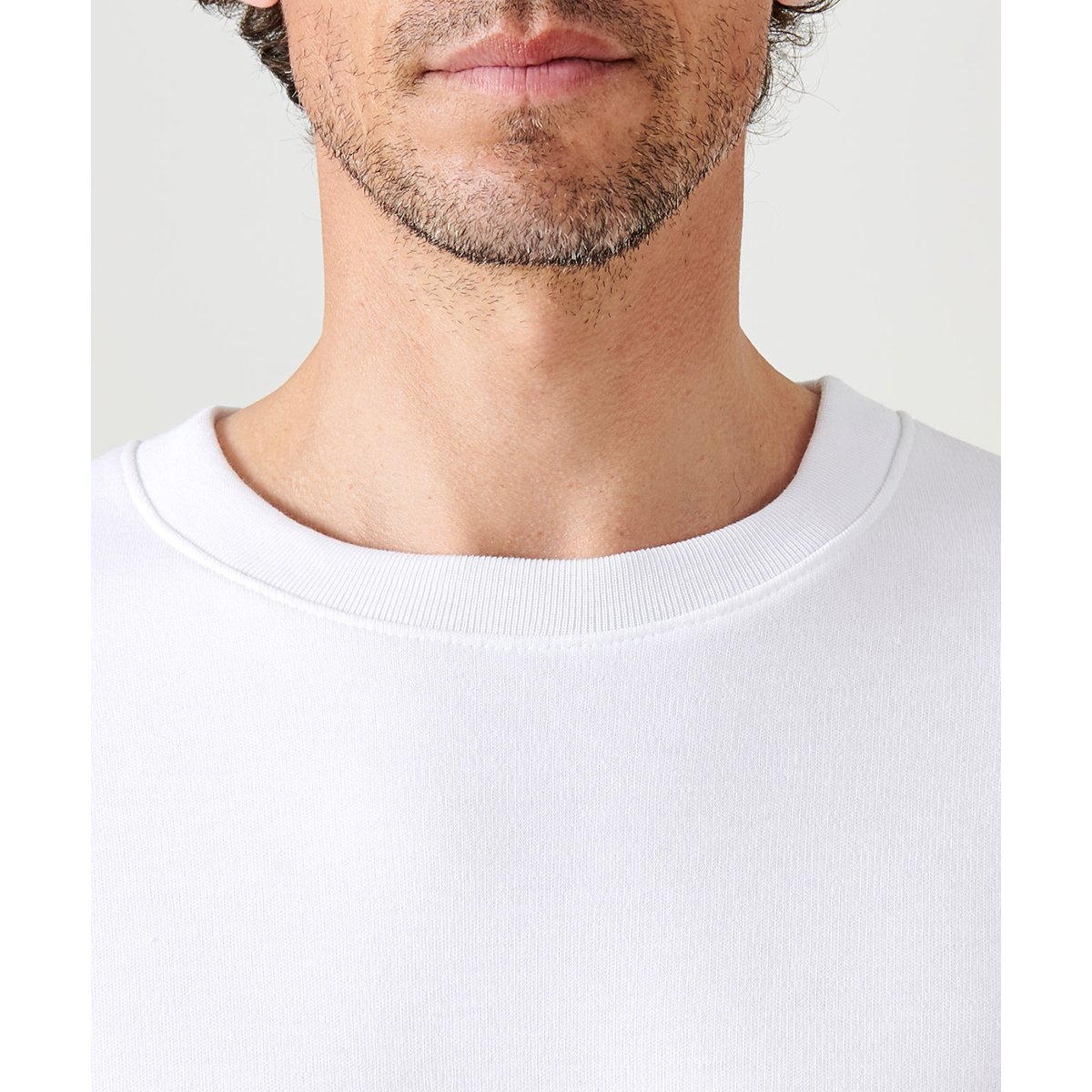 T-shirt en molleton gratté Thermolactyl blanc, DAMART