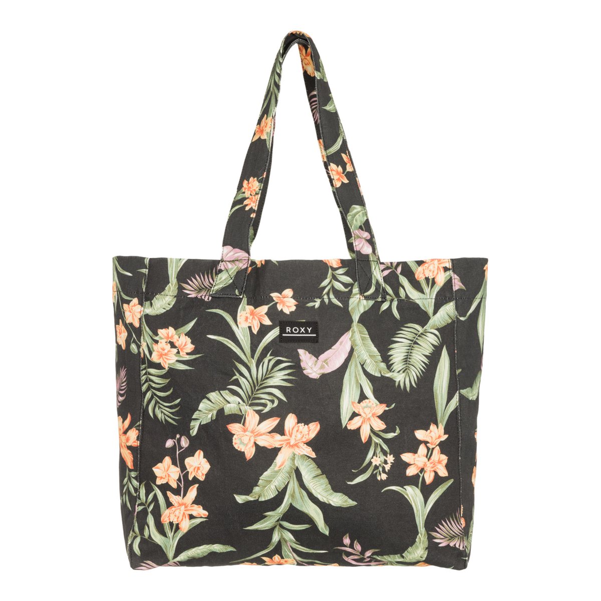 Grand sac tote ANTI BAD VIBES. noir anthracite island escape, ROXY