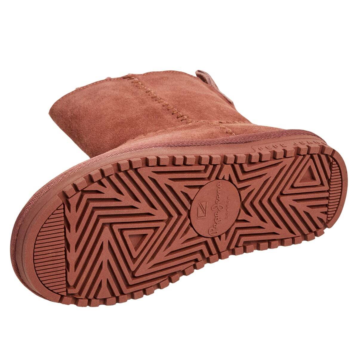 Bottines En Daim rose bois de rose, PEPE JEANS