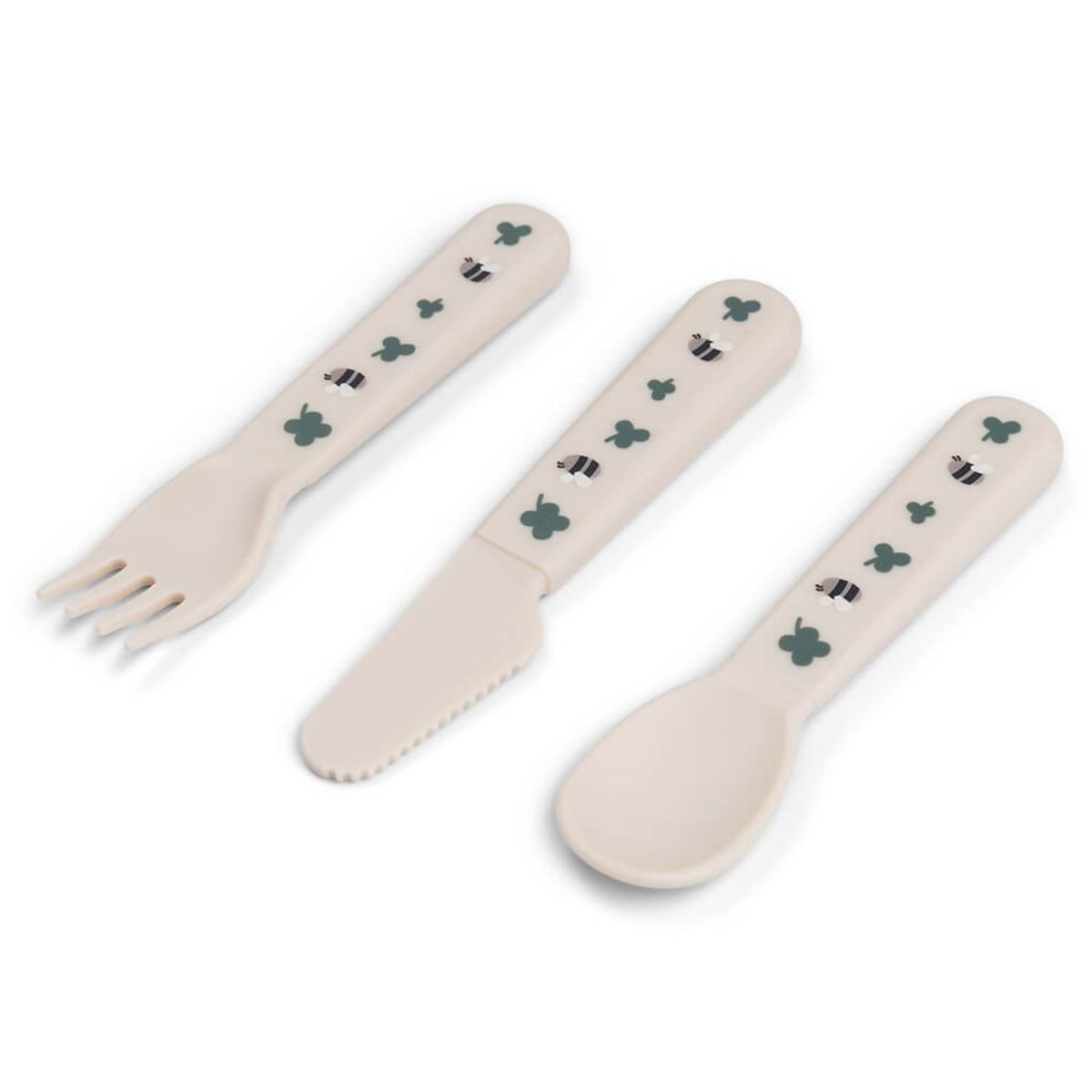 Set de 3 couverts Foodie Tiny farm sable, DONE BY DEER