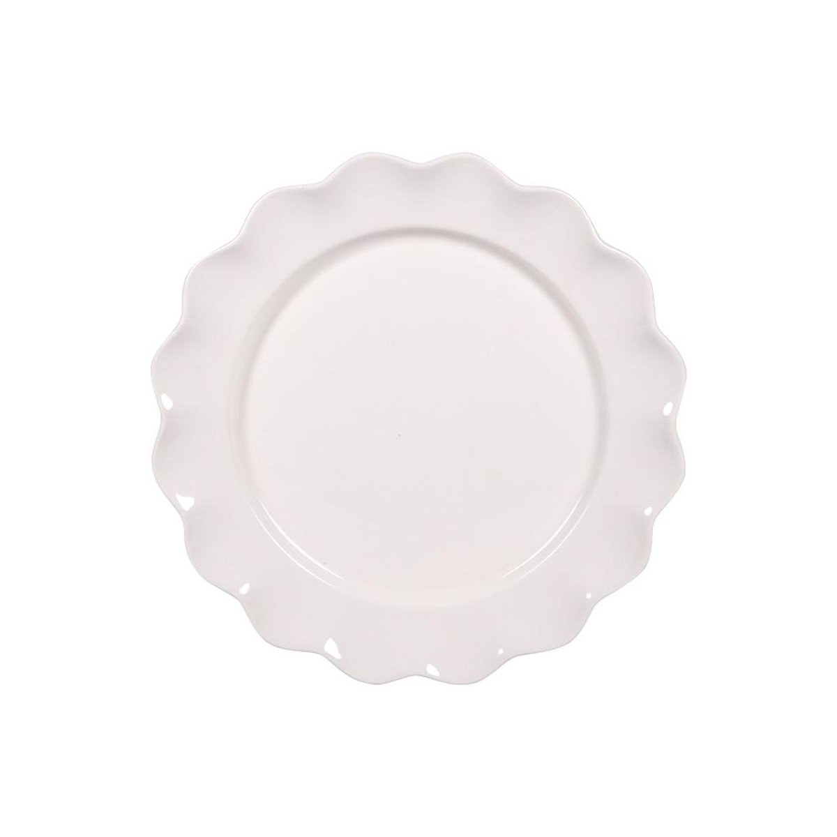Assiette à dessert beige Agra 21 cm (lot de 6) crème / ivoire, TABLE PASSION