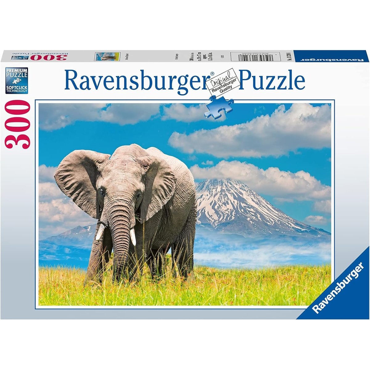 Puzzle - Eléphant d'Afrique multicolore, RAVENSBURGER