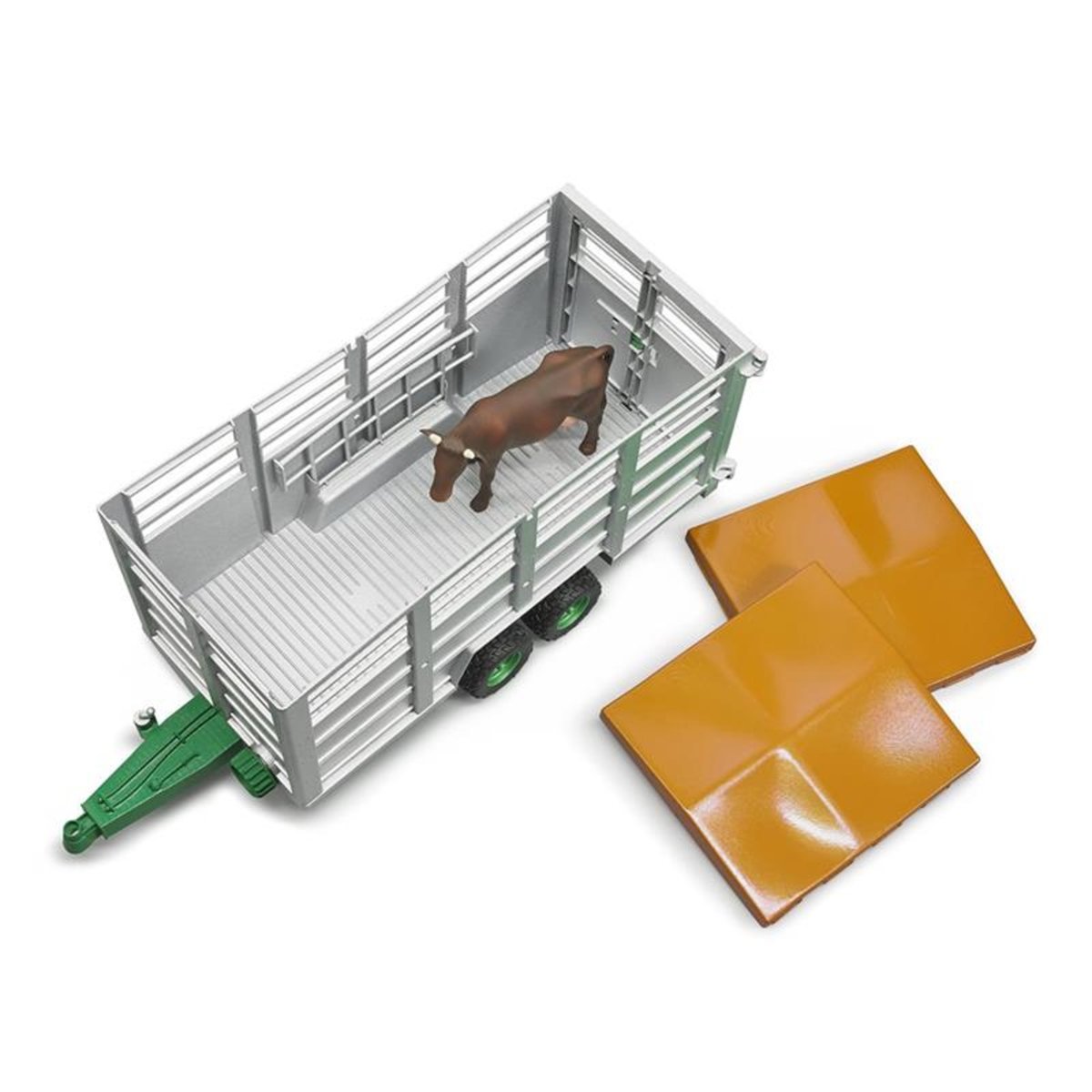 - Bétaillère + 1 Vache multicolore, BRUDER