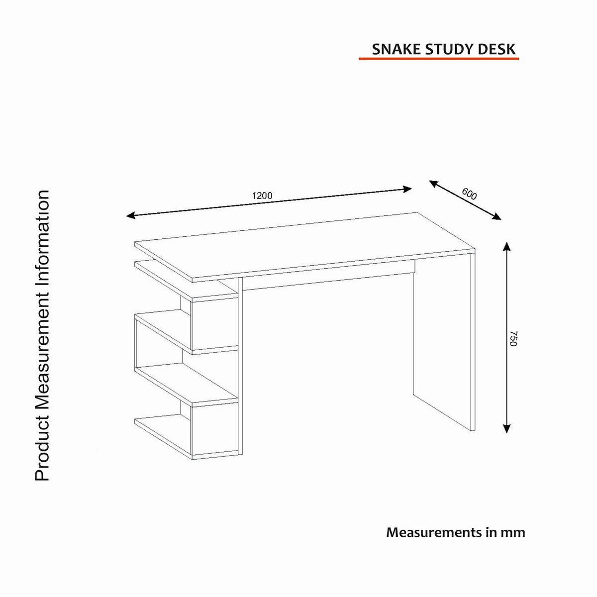 Bureau design avec rangements latéraux AARHURS blanc, TOILINUX