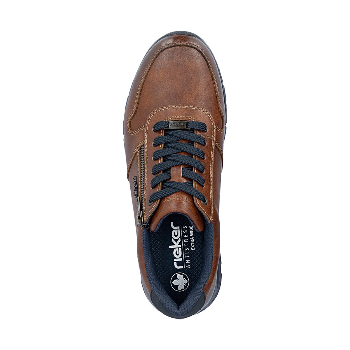 Basket Basse Cuir marron, RIEKER