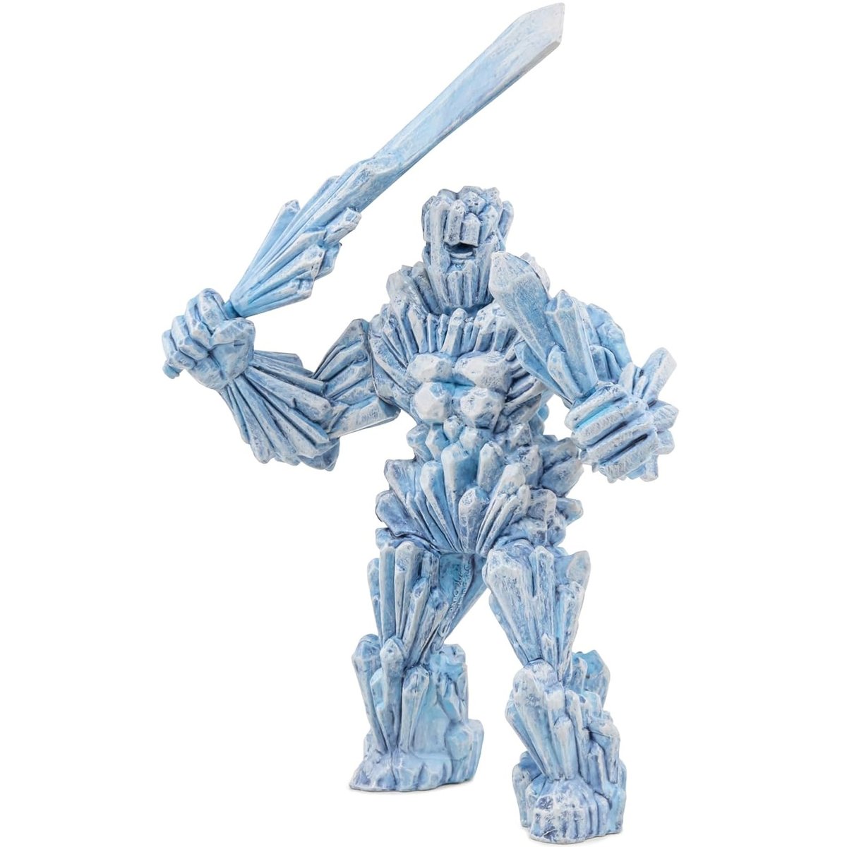Figurine Golem de glace blanc et bleu, PAPO